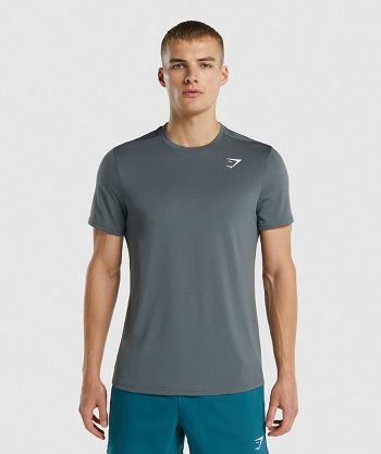 T Shirts Gymshark Arrival Regular Fit Hombre Gris | CO 3360ZUT